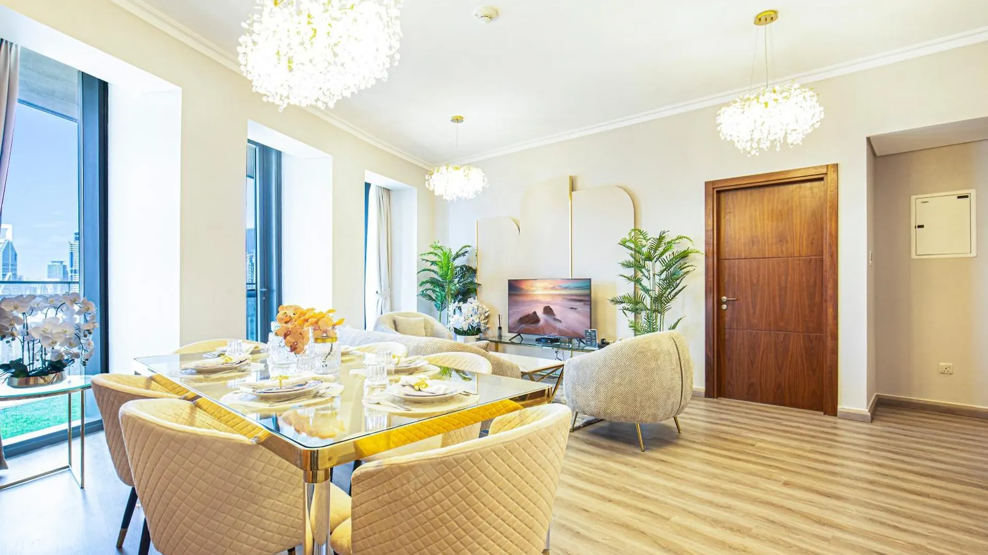Magnificent Luxurious 2 Bedroom With City Skyline & Sea View Dubaï Appartement