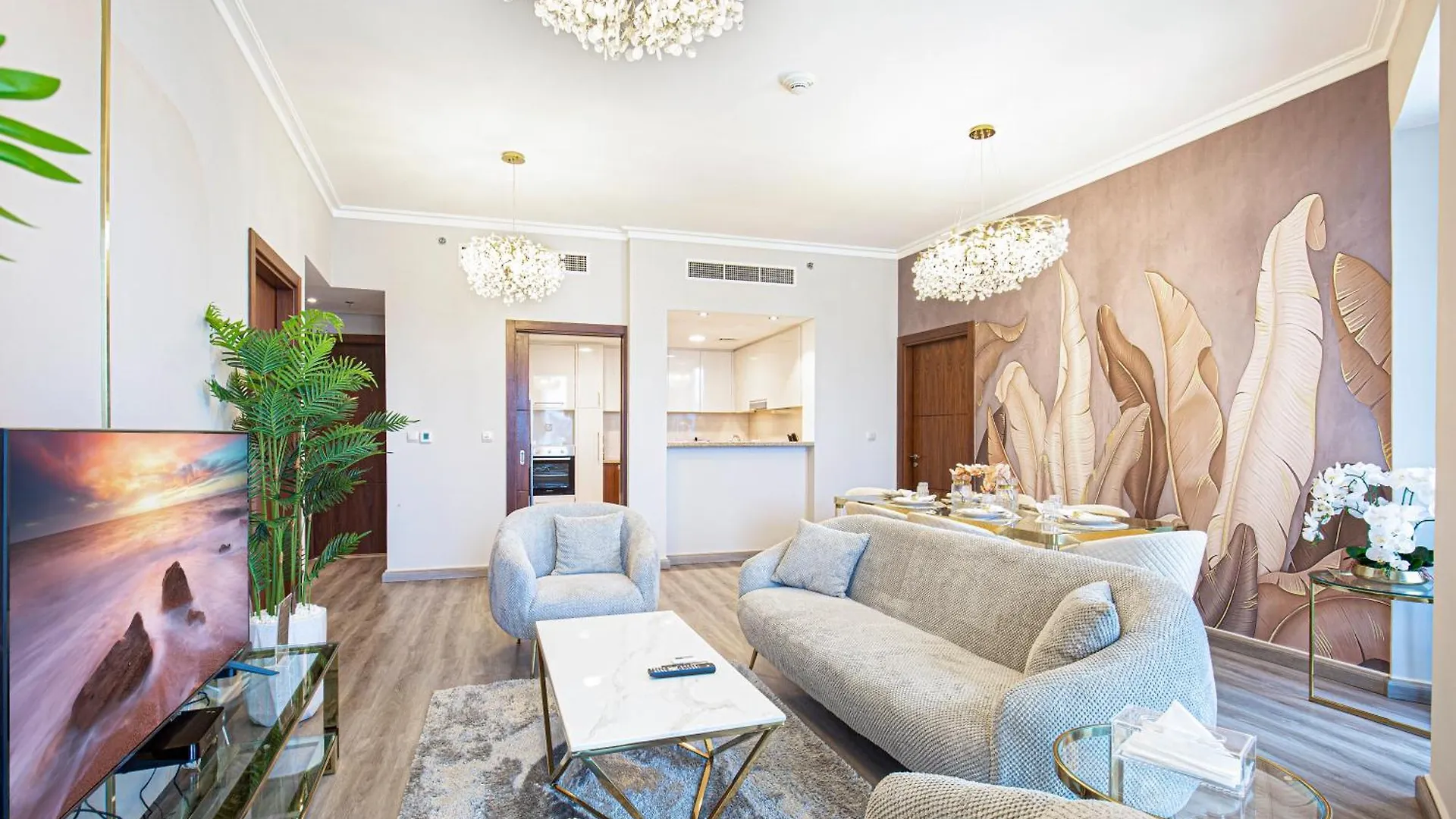 Magnificent Luxurious 2 Bedroom With City Skyline & Sea View Dubaï Appartement
